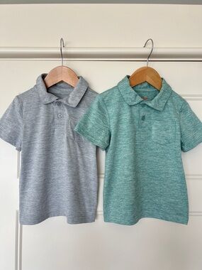 Set of 2 Boys Performance Polos - 3T.